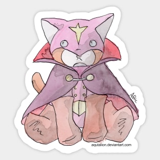 Harlock the Cat cosplay: Berg Katze Sticker